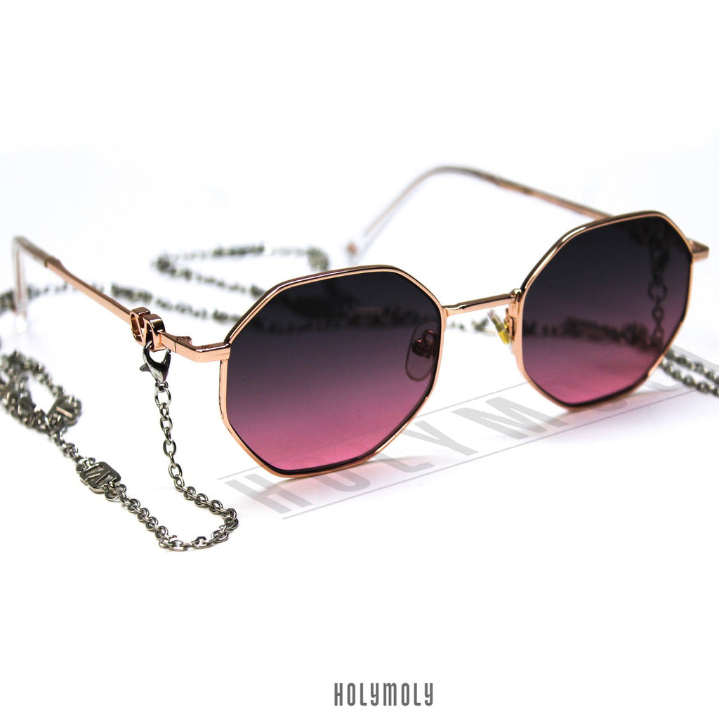 Valentino VLogo neck-chain sunglasses